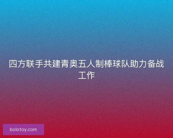 四方联手共建青奥五人制棒球队助力备战工作